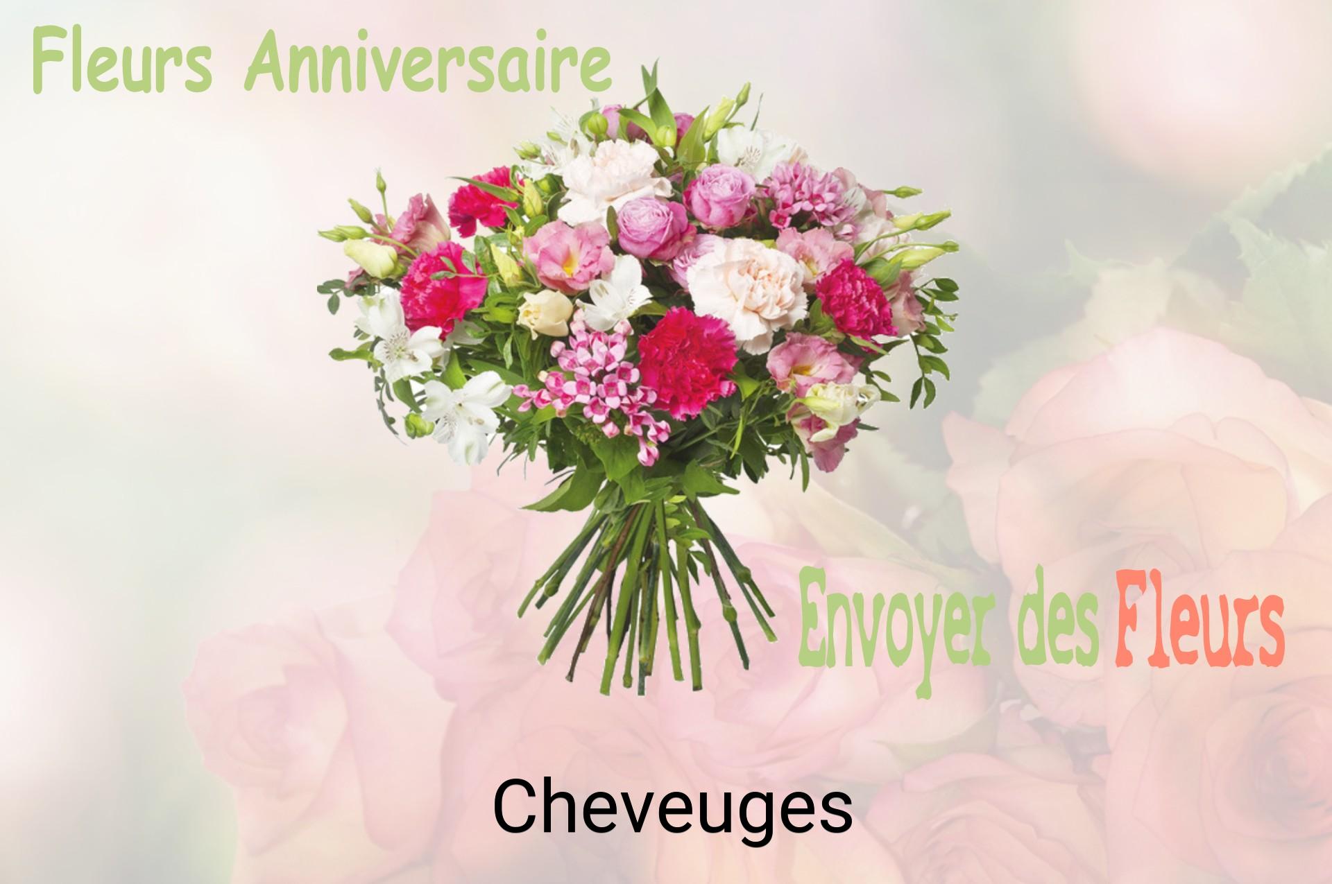 Bouquet de fleurs d’anniversaire livré à Cheveuges