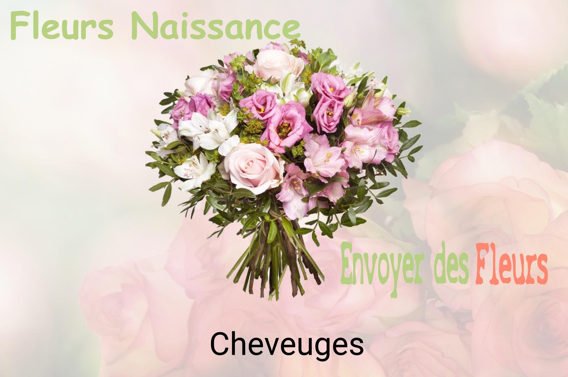 Bouquet de fleurs de naissance livré à Cheveuges